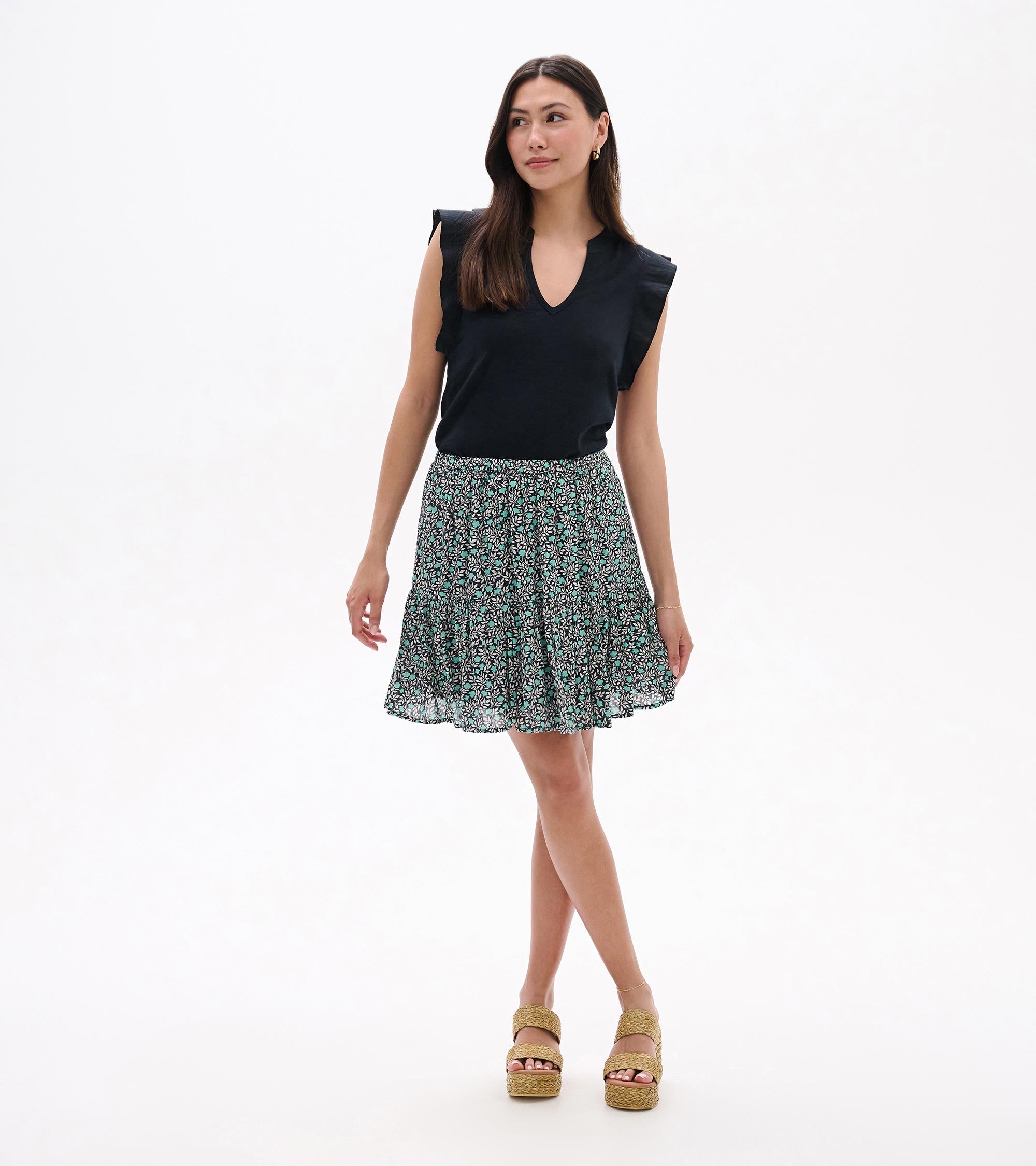 Flounce Skirt - Mini Vines | Hatley US Women