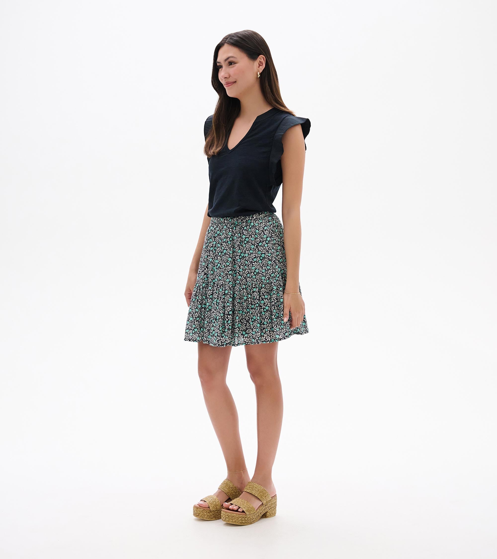 Flounce Skirt - Mini Vines | Hatley US Women