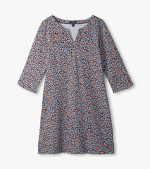 Lily Notch Neck Dress - Mini Vines | Hatley US Women