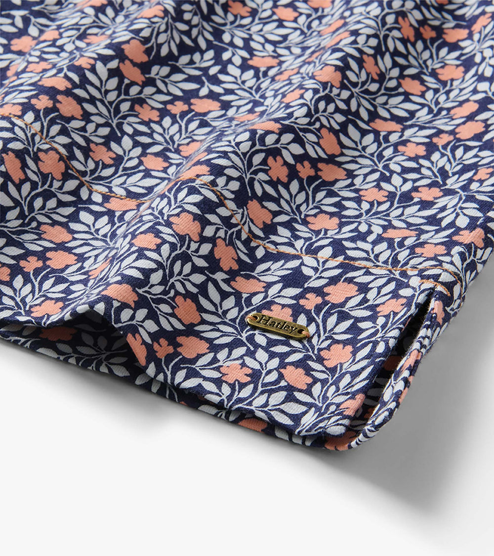 Lily Notch Neck Dress - Mini Vines | Hatley US Women