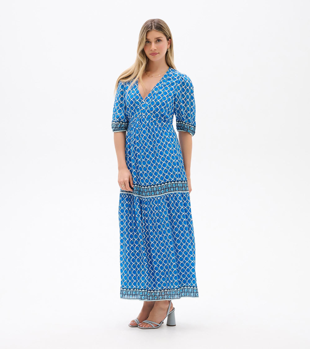 Willow Dress - Water Blue Medallion | Hatley