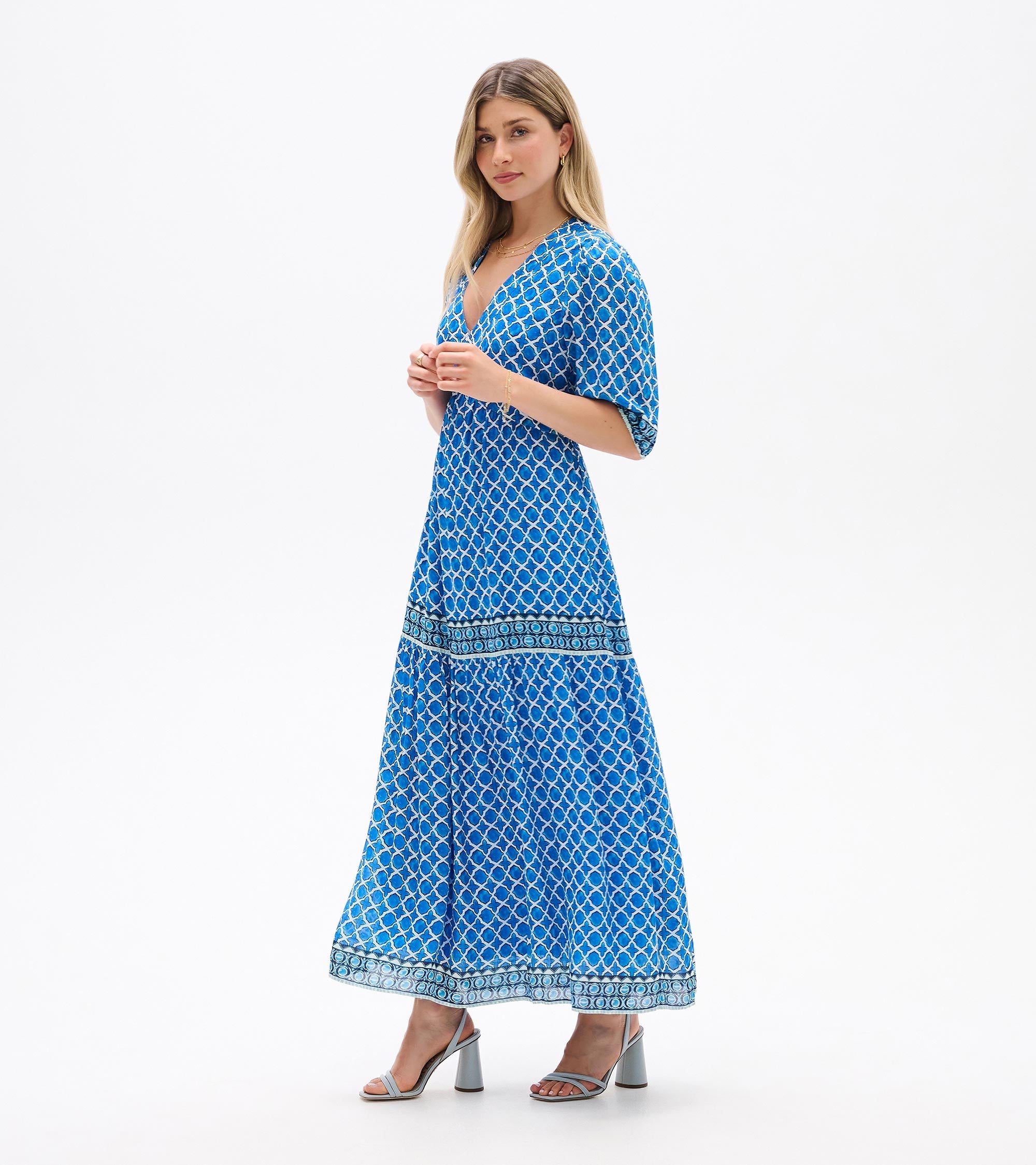 Willow Dress - Water Blue Medallion | Hatley
