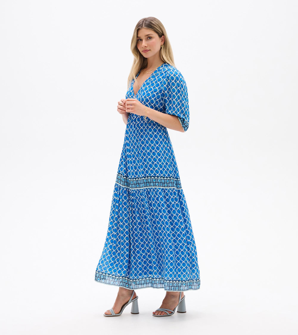 Willow Dress - Water Blue Medallion | Hatley