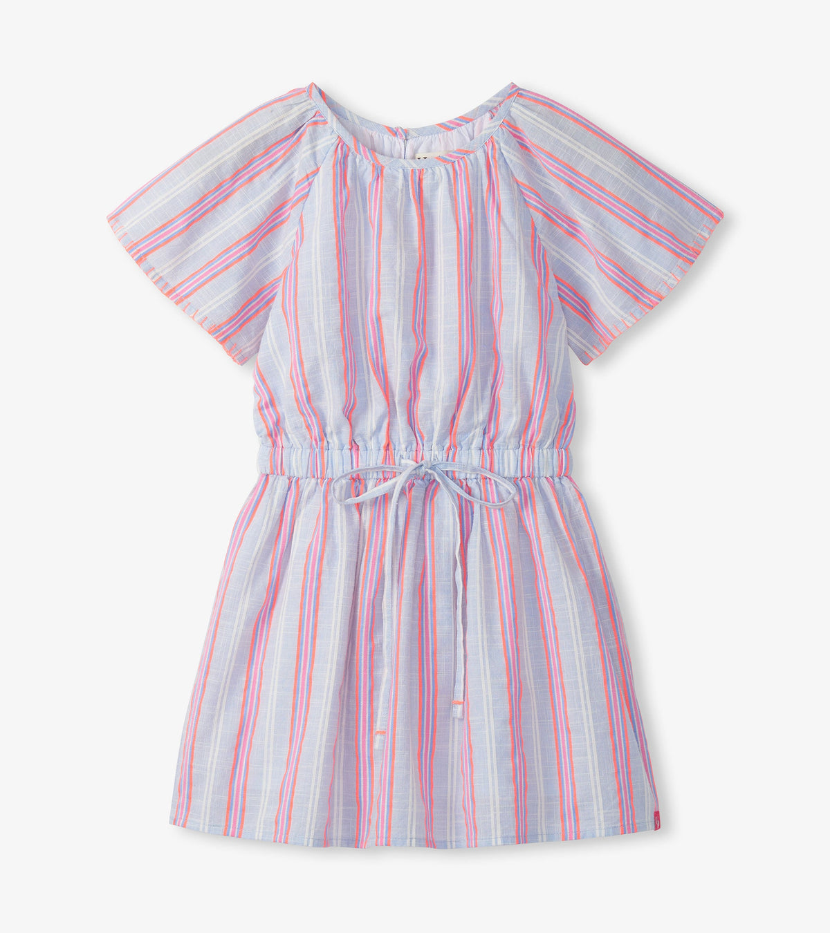 Girls Neon Chambray Stripes Woven Play Dress | Hatley For Girls