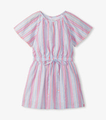 Girls Neon Chambray Stripes Woven Play Dress | Hatley For Girls
