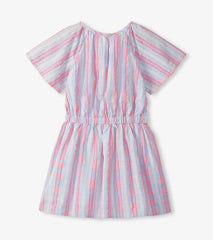 Girls Neon Chambray Stripes Woven Play Dress | Hatley For Girls