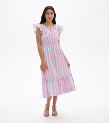 Fiona Dress - Neon Stripes | Hatley Discount Women