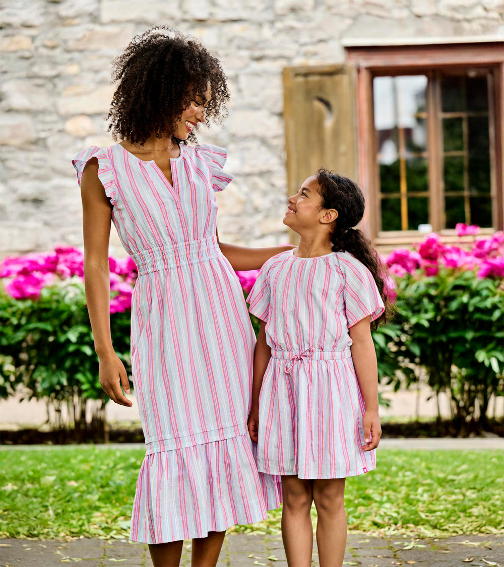 Fiona Dress - Neon Stripes | Hatley Discount Women
