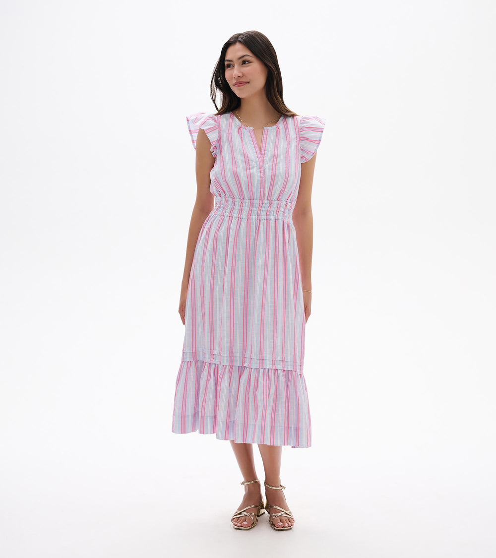 Fiona Dress - Neon Stripes | Hatley Discount Women