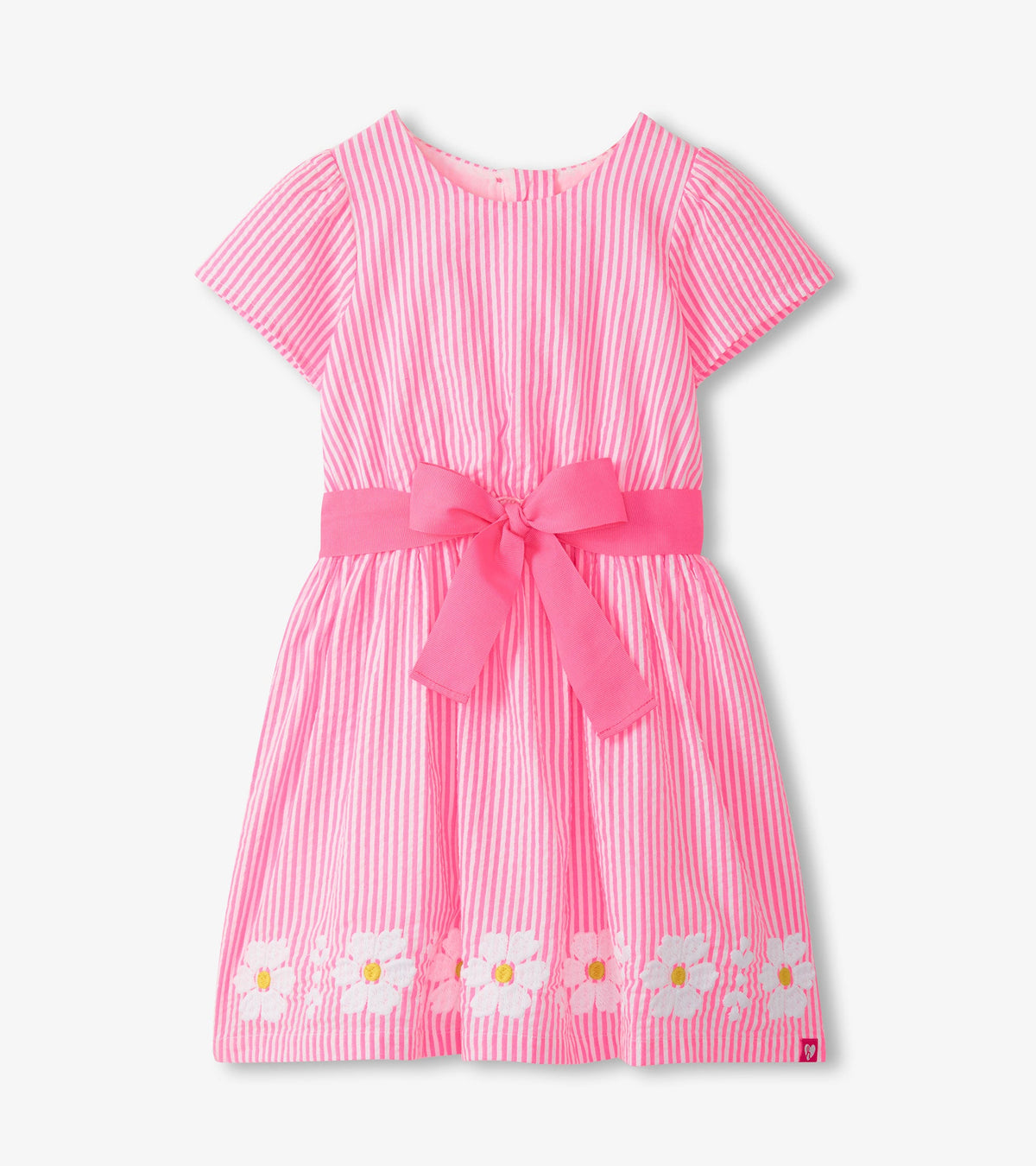 Girls Pink Seersucker Garden Dress | Hatley For Girls