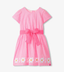 Girls Pink Seersucker Garden Dress | Hatley For Girls