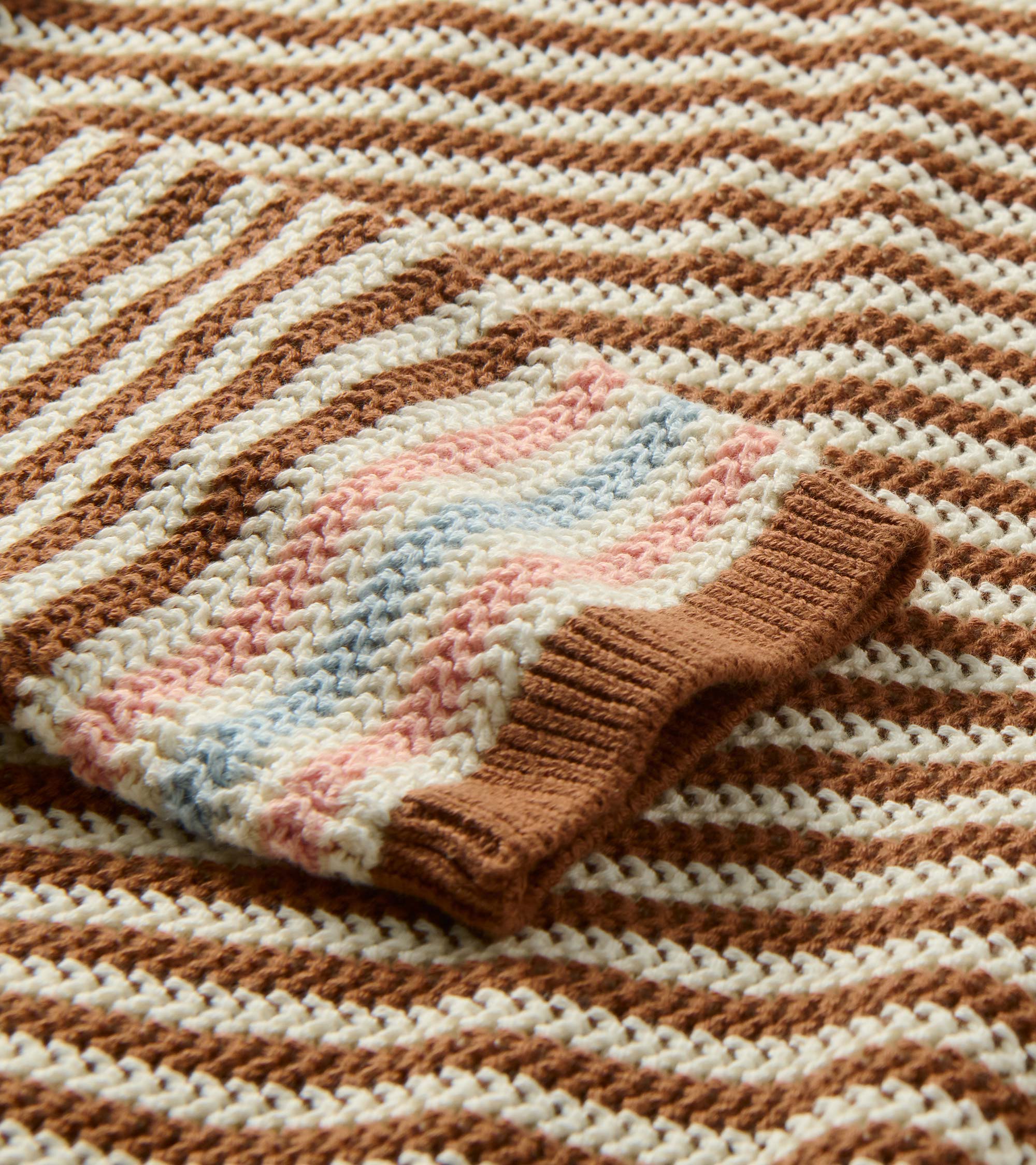 Pointelle Stripe Sweater - Neutral | Hatley US Women