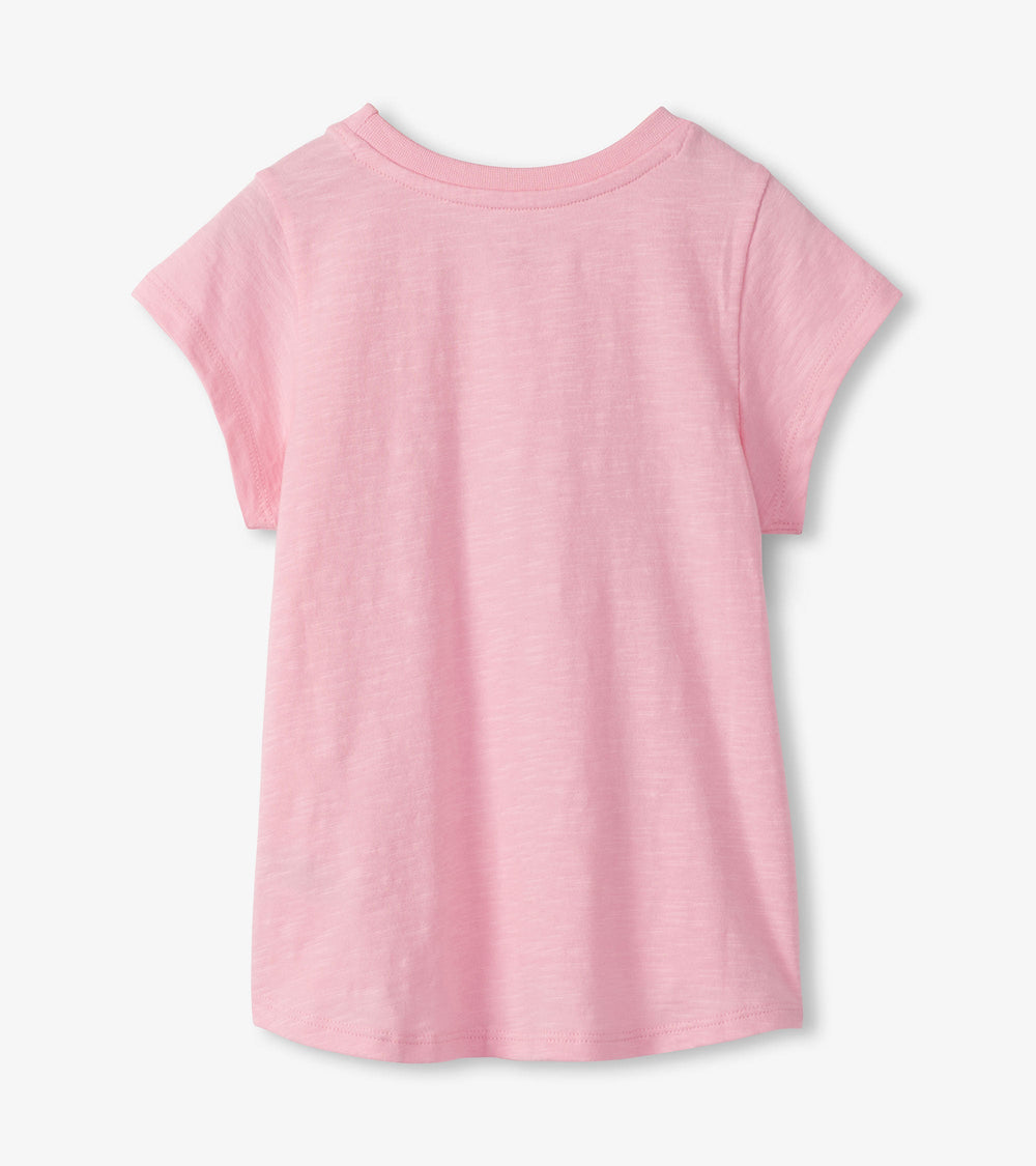 Girls Summer Palm Tie Front T-Shirt | Hatley Girls