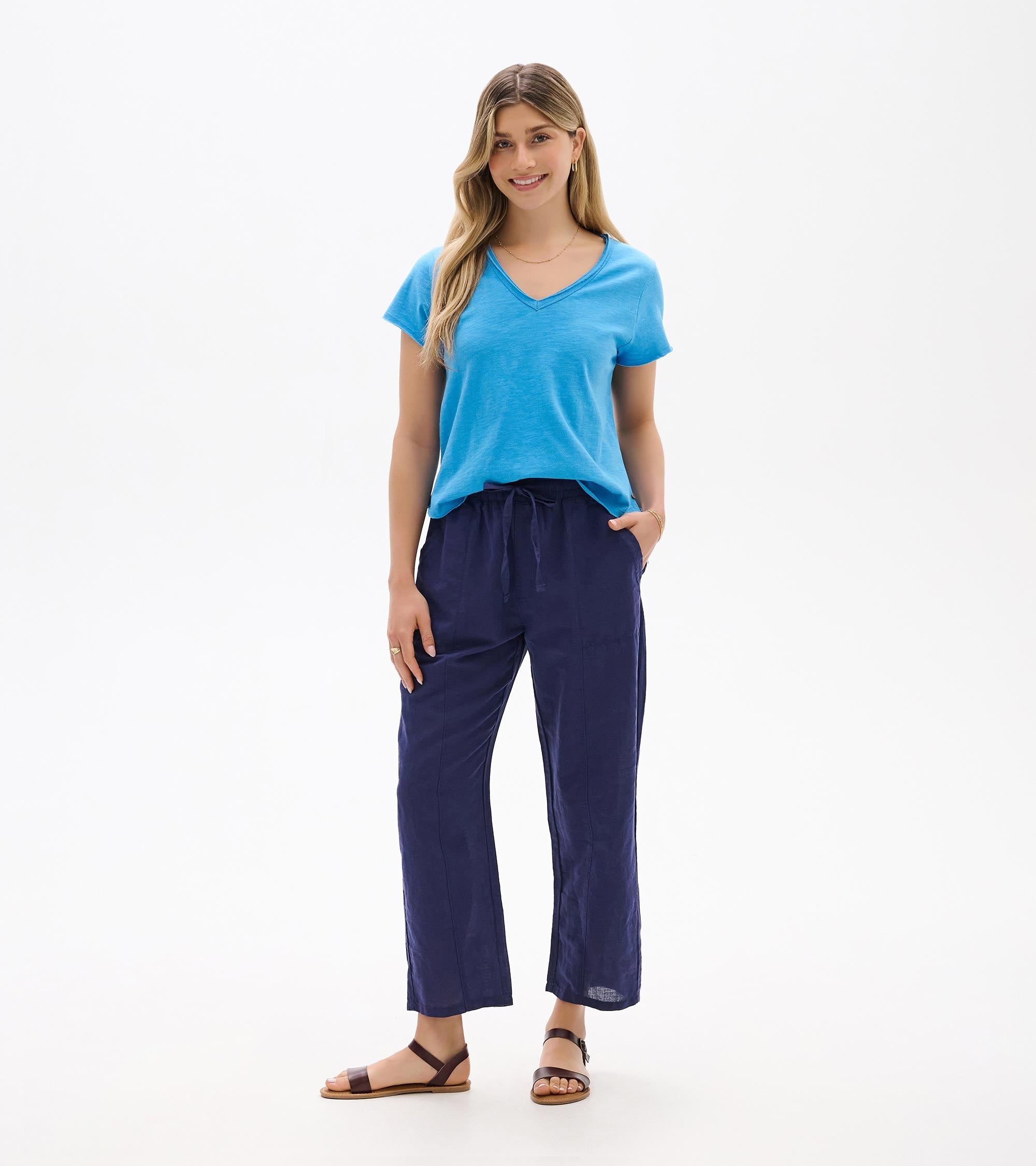 Straight Leg Pant - Patriot Blue | Hatley Onsale Women