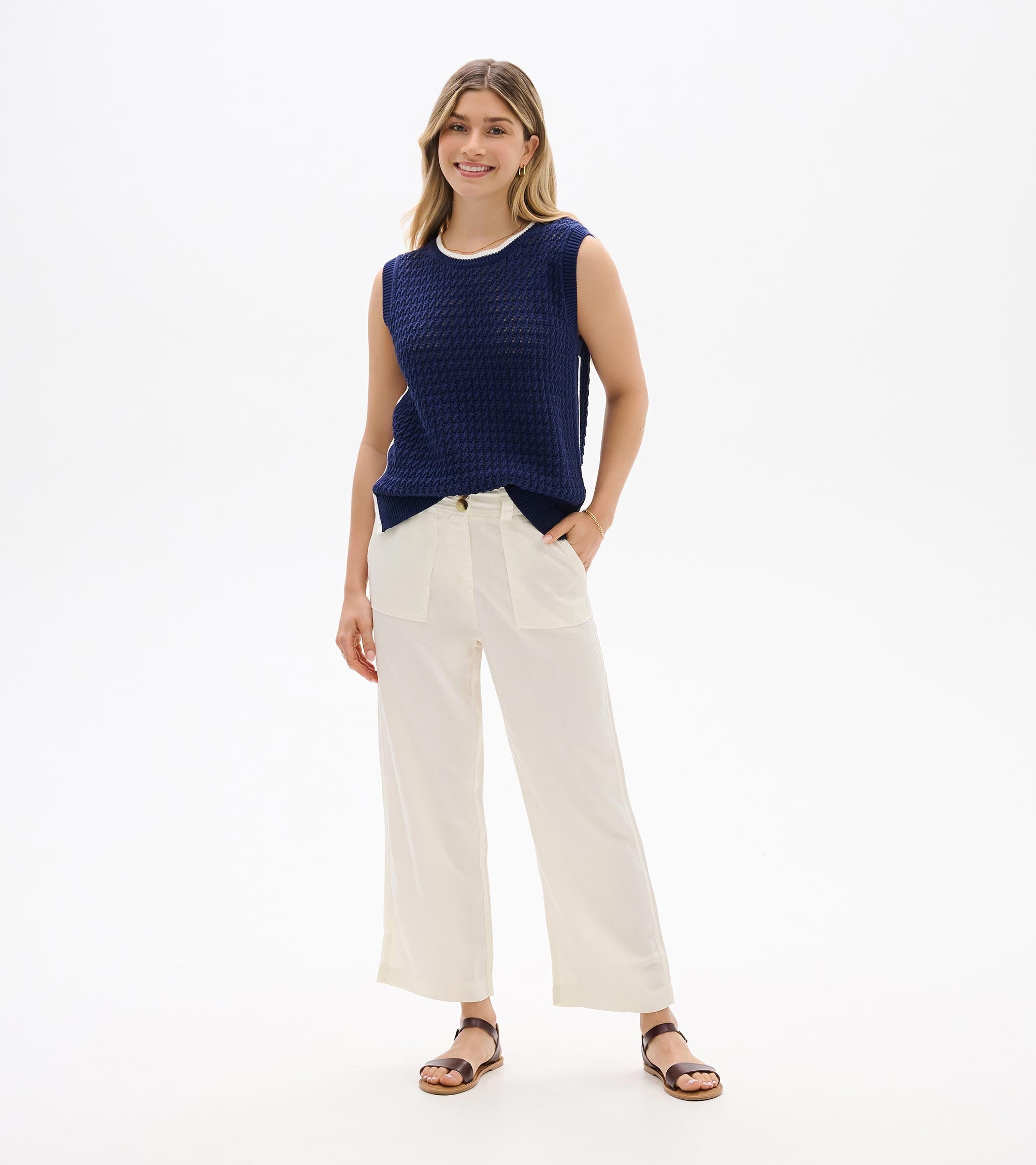 Cruz Knit Tank - Patriot Blue | Hatley