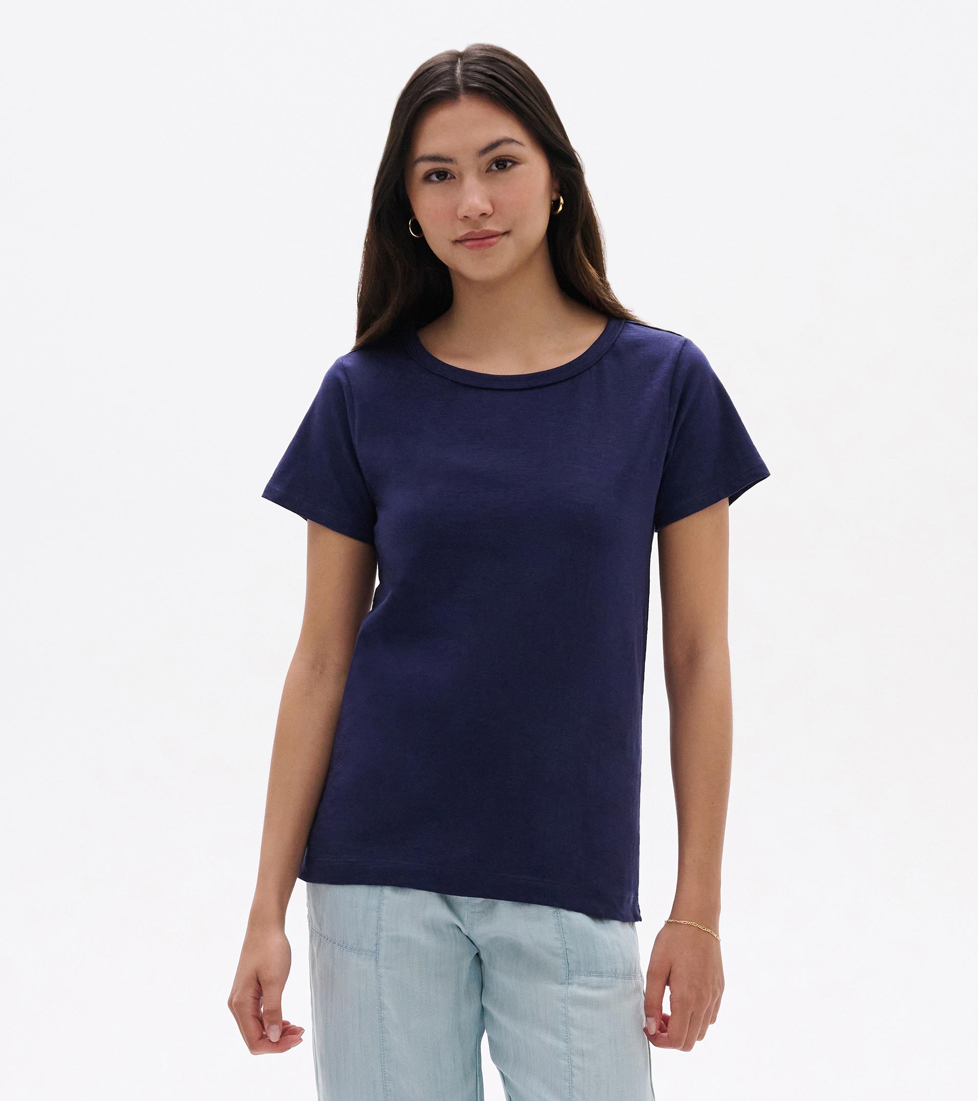 Essential Crew Neck Tee - Patriot Blue | Hatley Onsale Women
