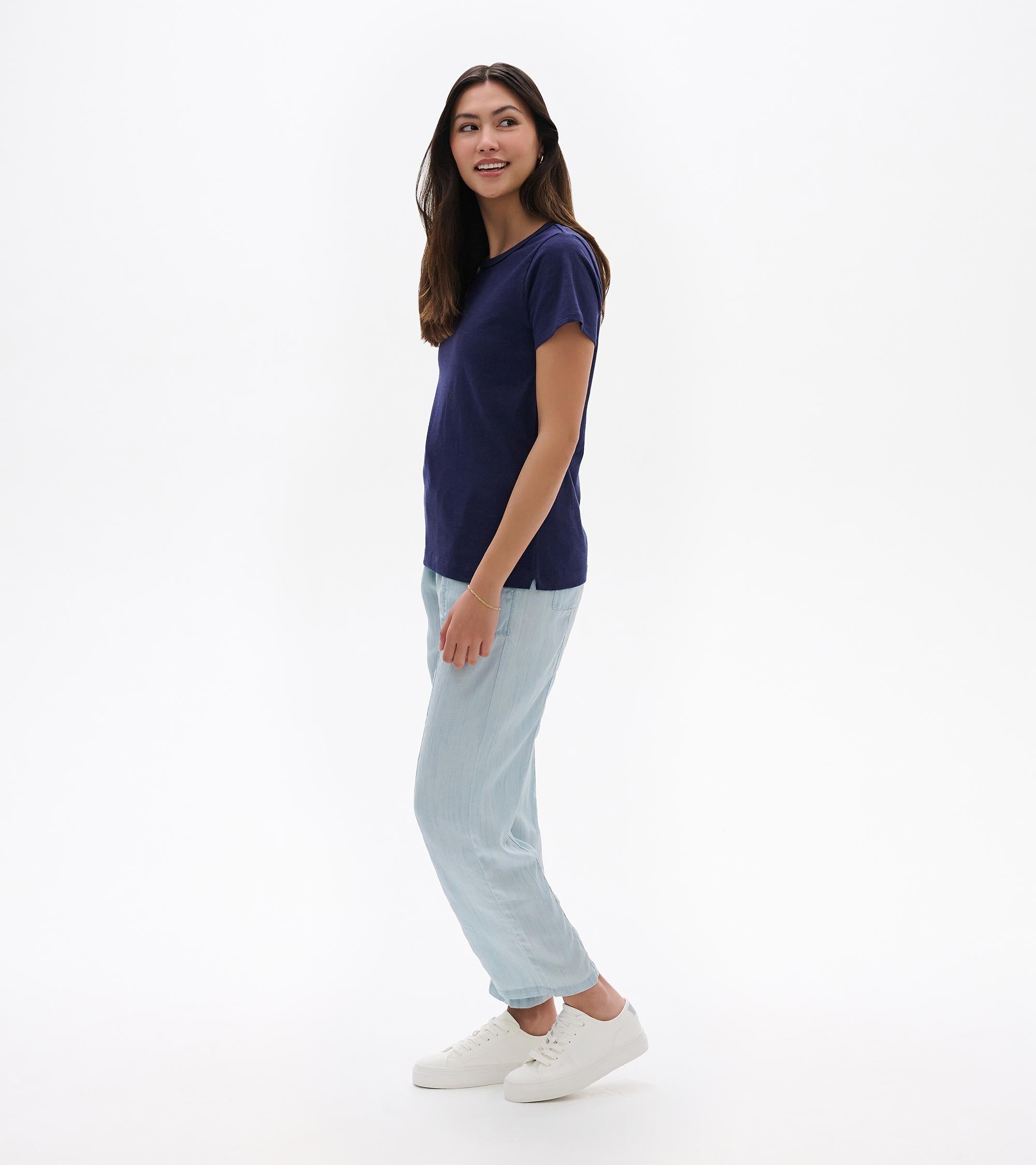 Essential Crew Neck Tee - Patriot Blue | Hatley Onsale Women