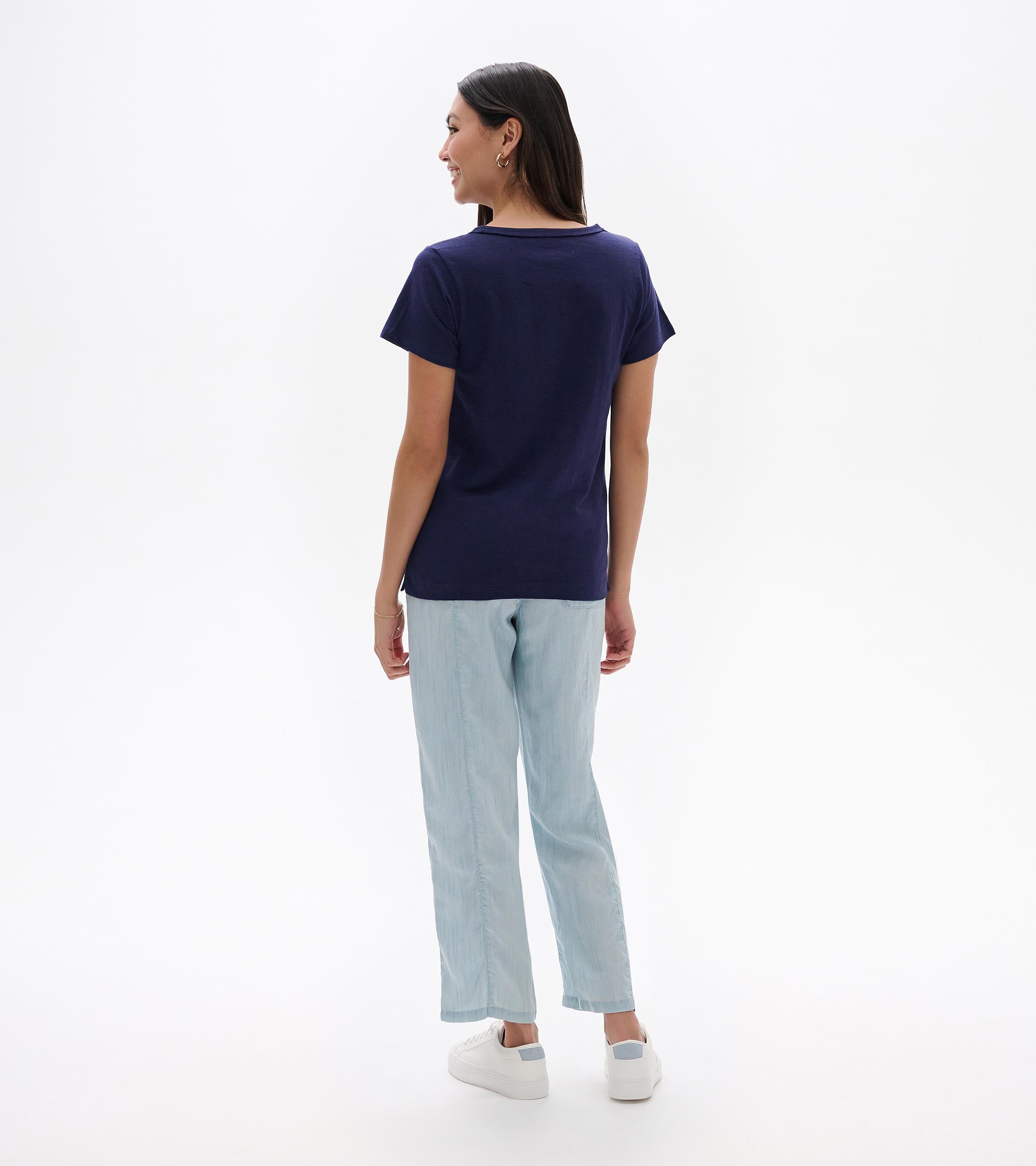 Essential Crew Neck Tee - Patriot Blue | Hatley Onsale Women