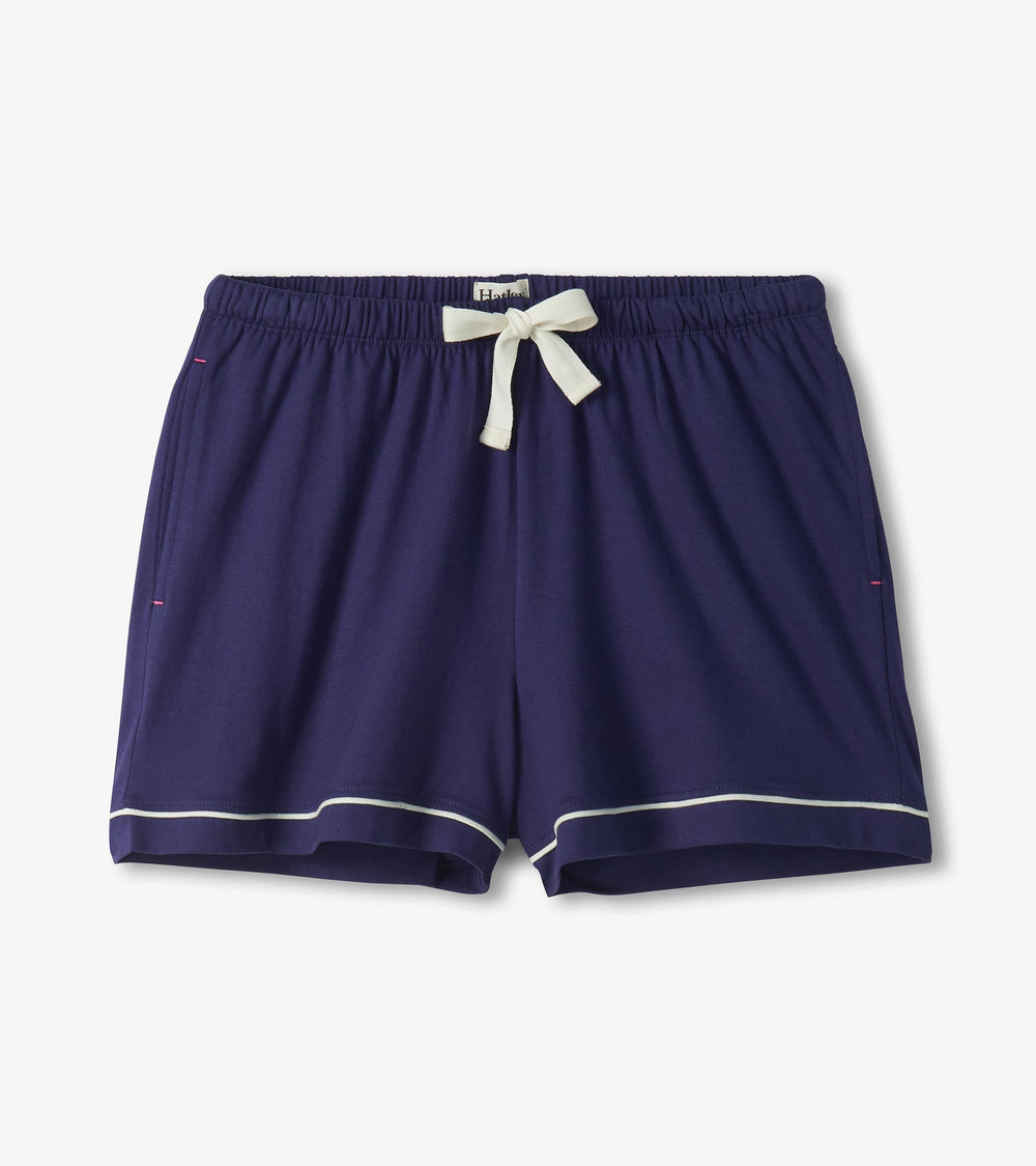 Women's Classic Navy Short Pajama Set | Hatley Women