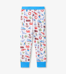 Boys Painted Seascape Bamboo Pajama Set | Hatley Boys
