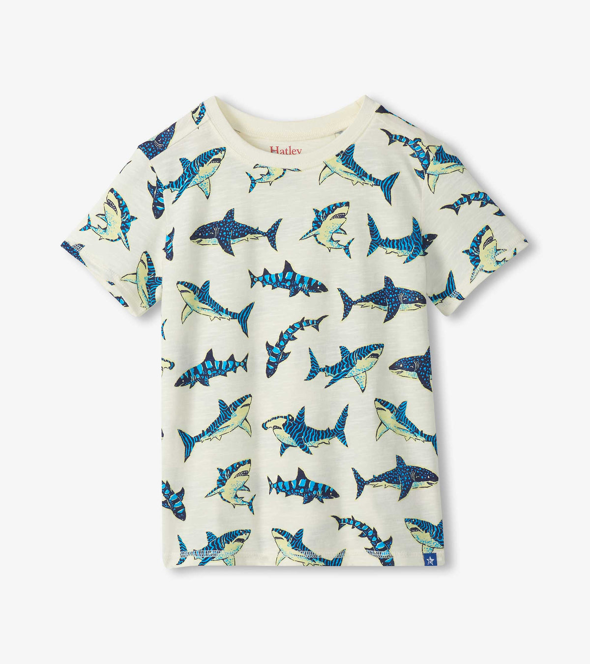 Boys Glow in the Dark Sharks Graphic Tee | Hatley US Boys