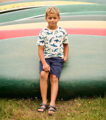 Boys Glow in the Dark Sharks Graphic Tee | Hatley US Boys
