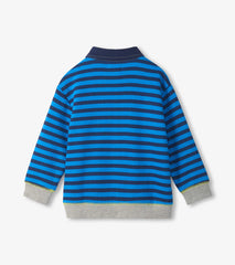 Boys Printed Stripes Rugby Sweatshirt | Hatley Discount Boys