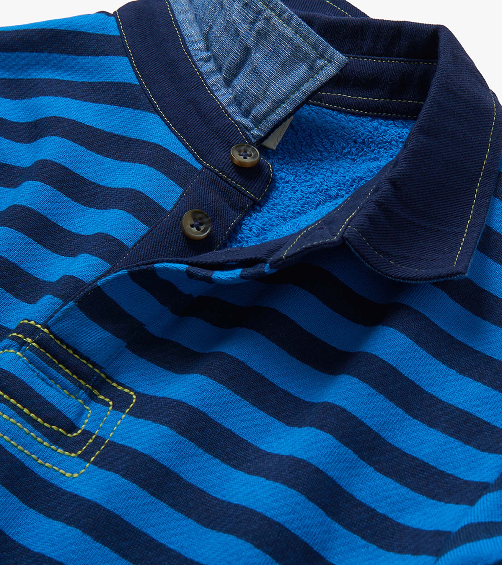 Boys Printed Stripes Rugby Sweatshirt | Hatley Discount Boys