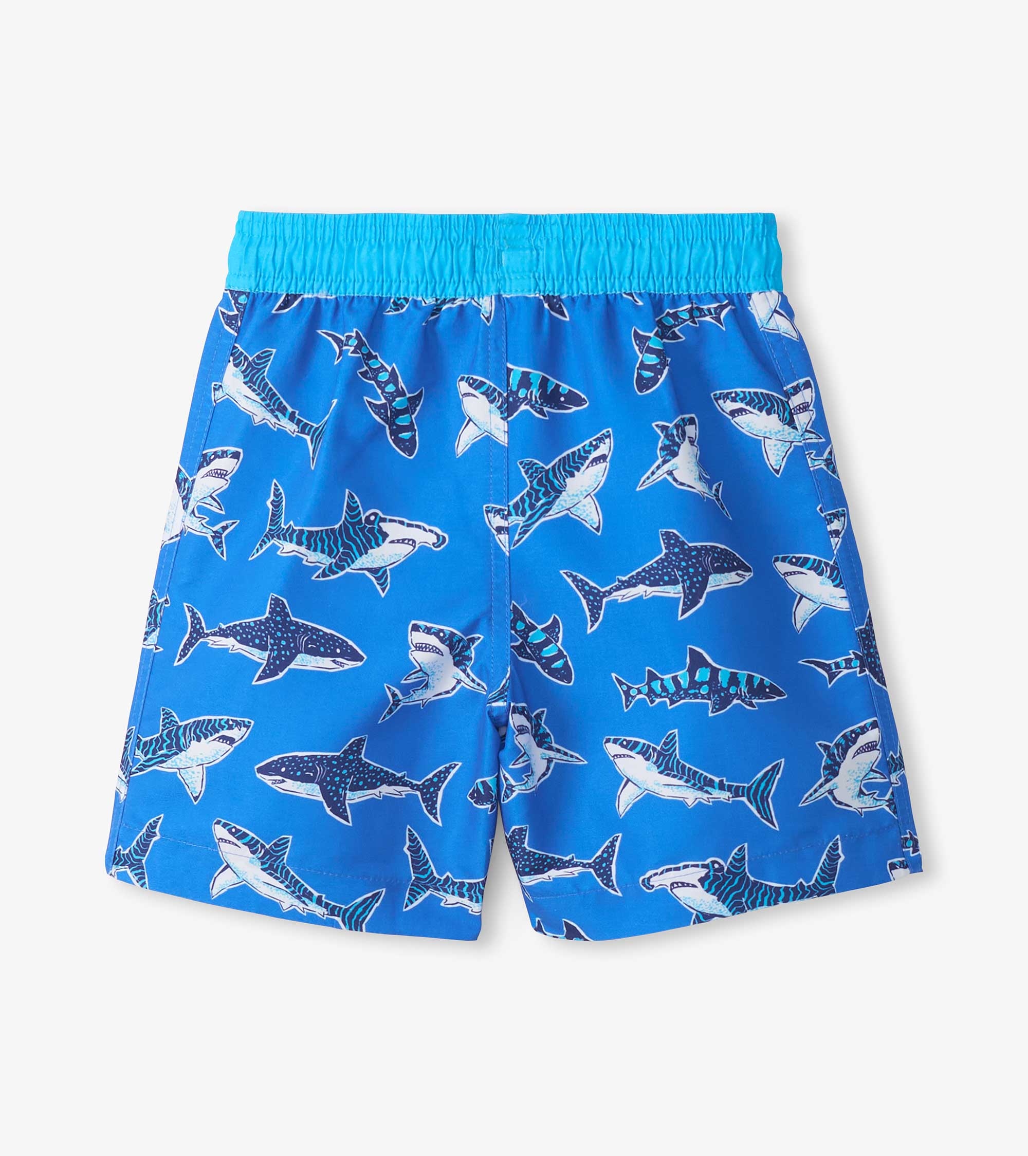 Boys Patterned Sharks Swim Trunks | Hatley Outlet Boys