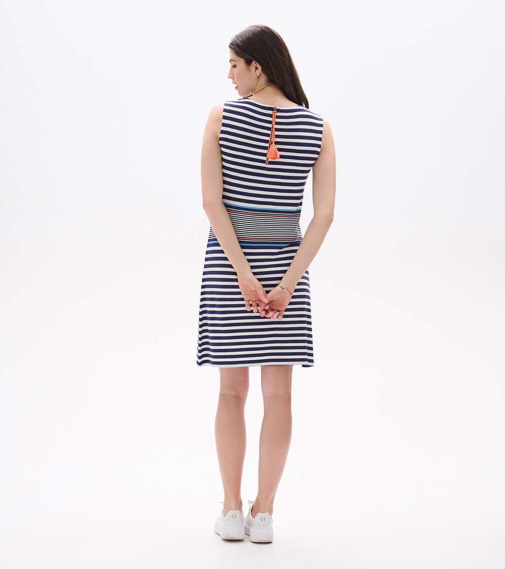 Sofia Dress - Rainfall Stripes | Hatley Outlet Women