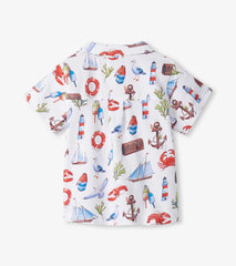 Baby & Toddler Boys Painted Seascape Jersey Button Down | Hatley Baby & Toddler