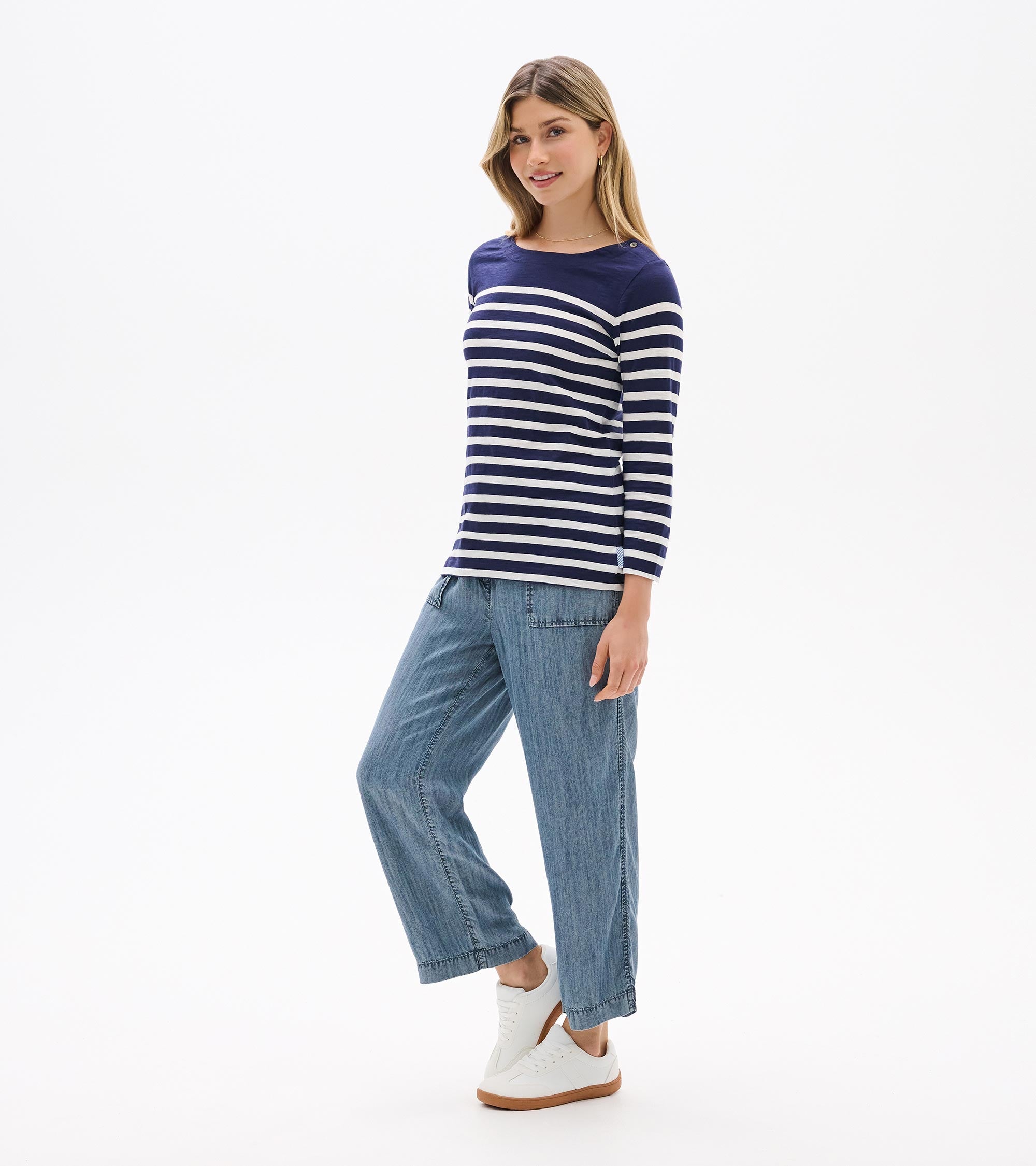 Button Breton - Patriot Stripes | Hatley For Women