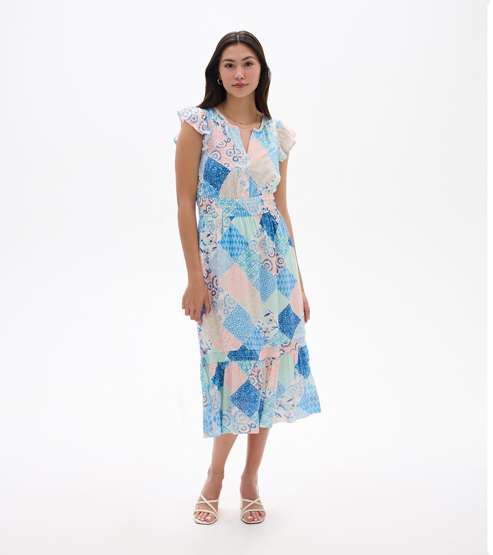 Fiona Dress - Mixed Match Patches | Hatley Onsale Women