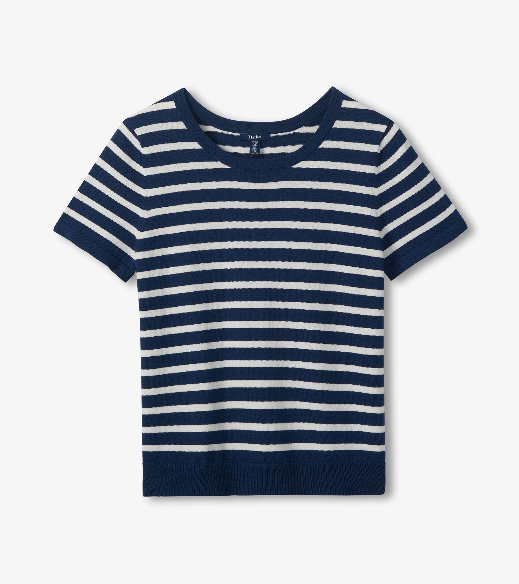 Simone Knit Tee - Navy & White Stripes | Hatley Onsale Women