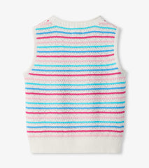 Girls Rainbow Berry Stripe Crochet Tank | Hatley Outlet Girls