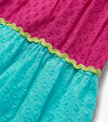 Girls Rainbow Color Block Strappy Midi Dress | Hatley Discount Girls