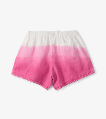 Girls Raspberry Dip Dye Woven Easy Shorts | Hatley For Girls