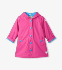 Girls Raspberry Rose Rain Jacket | Hatley Girls