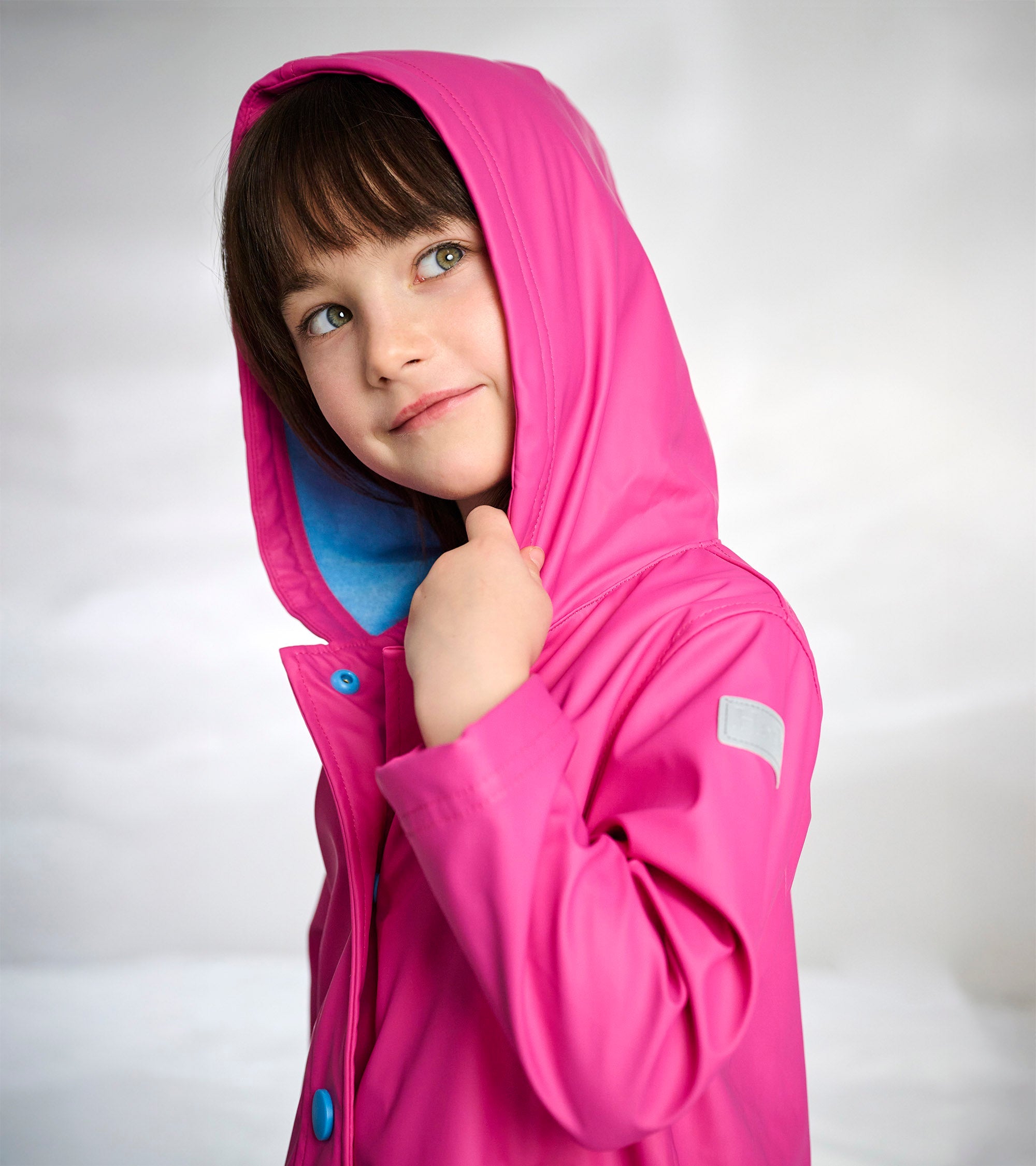 Girls Raspberry Rose Rain Jacket | Hatley Girls