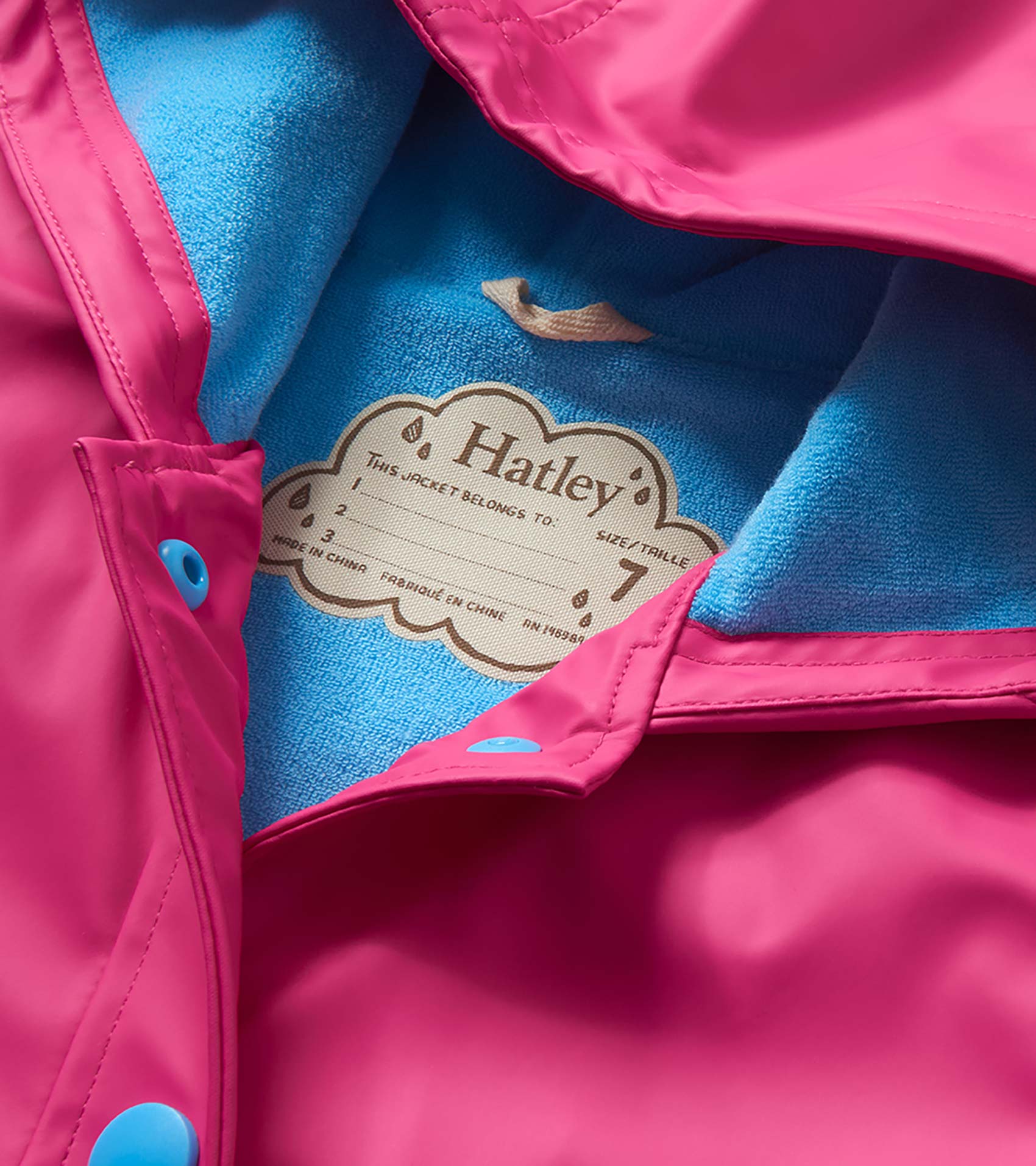 Girls Raspberry Rose Rain Jacket | Hatley Girls