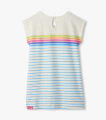 Girls Rainbow Stripe Slouchy Dress | Hatley Girls