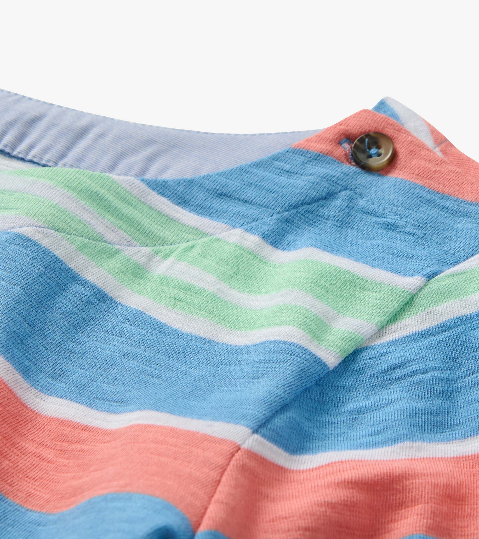 Button Breton - Azure Stripes | Hatley For Women