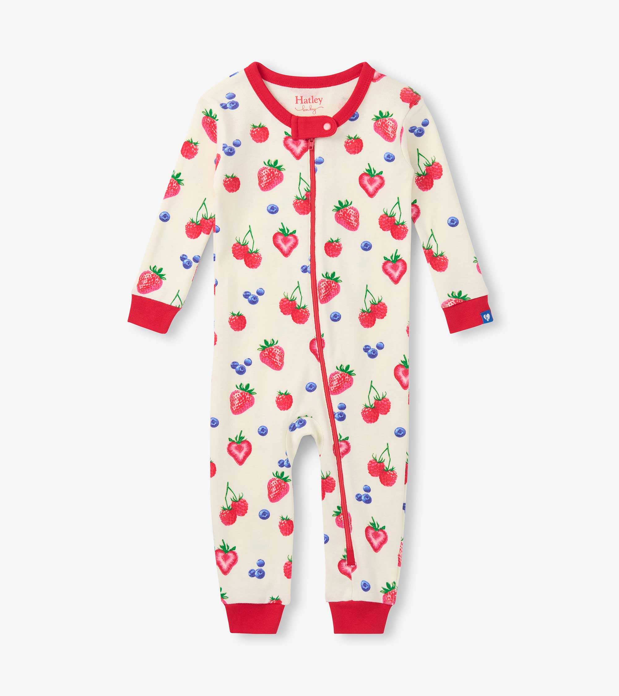 Baby Girls Summer Berries Cotton Sleeper | Hatley Discount Baby & Toddler