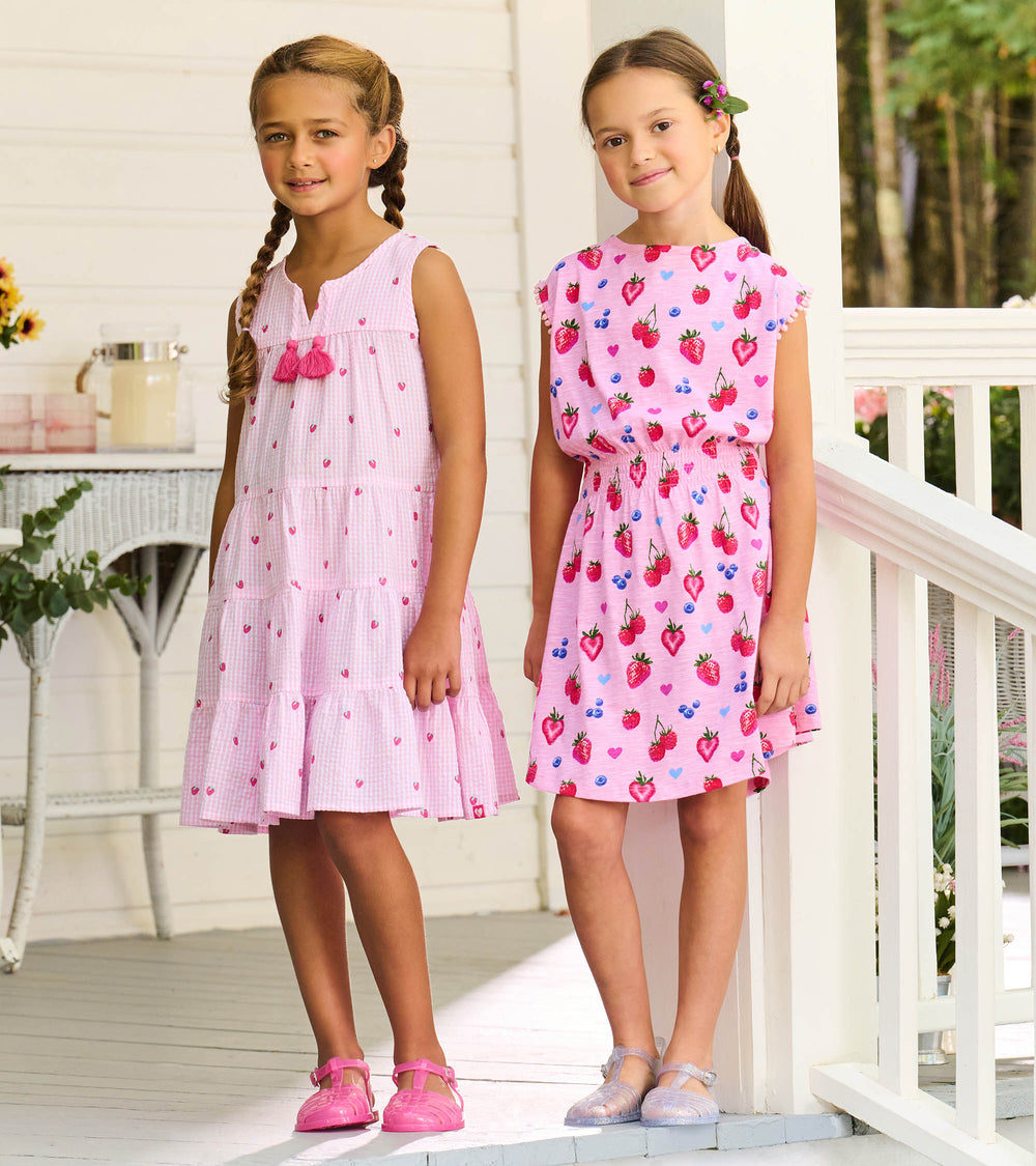 Girls Summer Berries Smocked Waist Dress | Hatley Onsale Girls