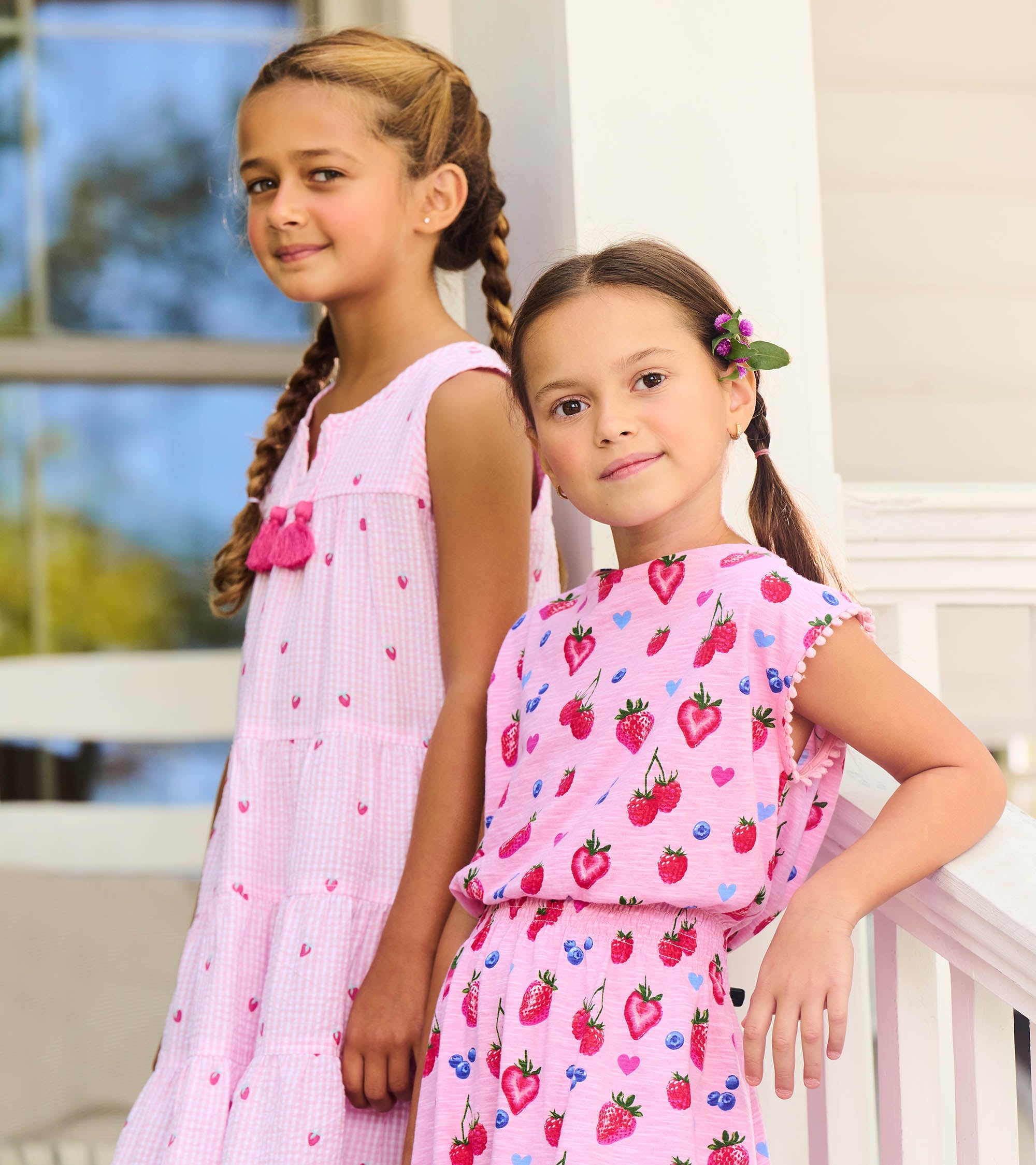 Girls Summer Berries Smocked Waist Dress | Hatley Onsale Girls
