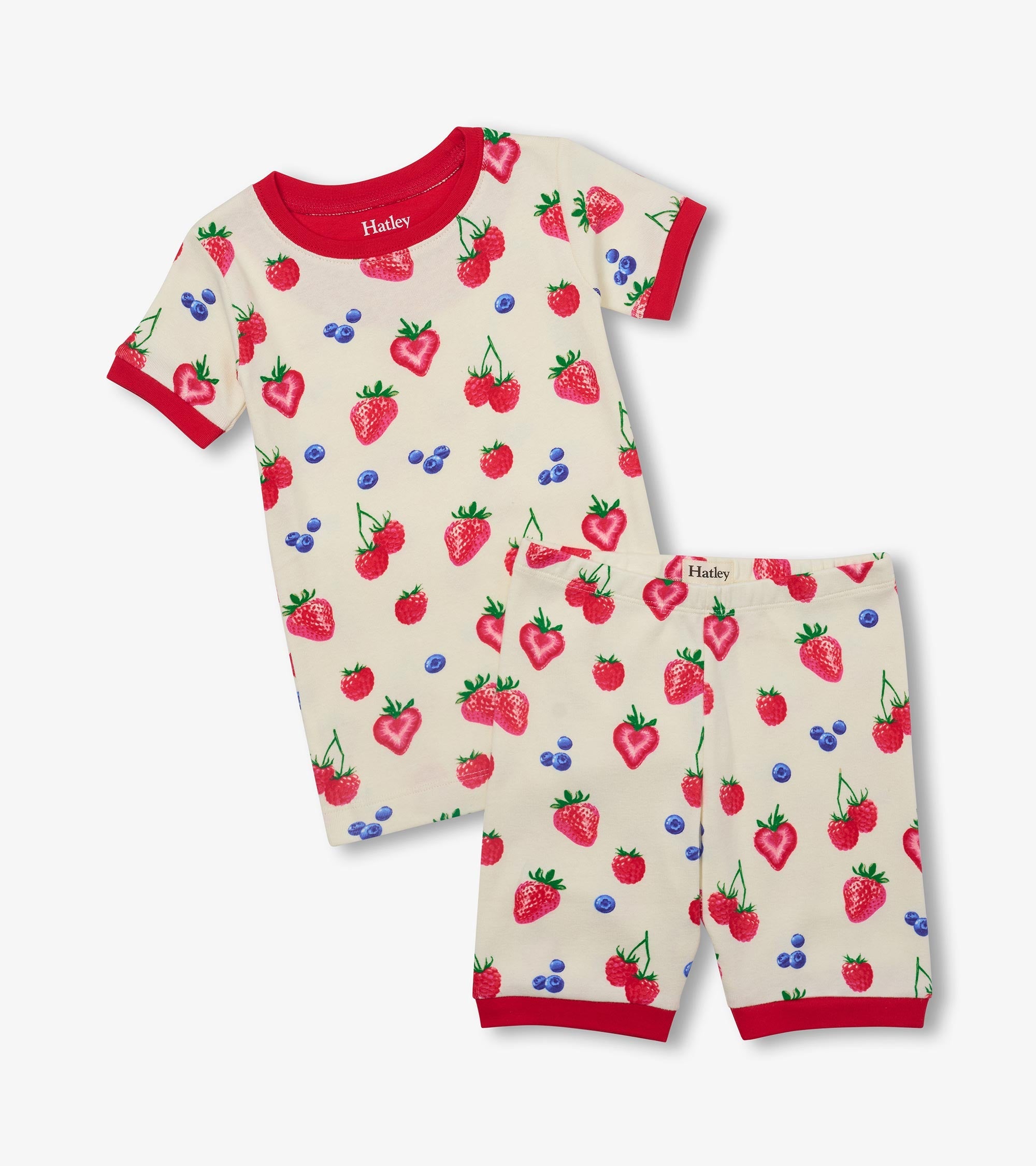 Girls Summer Berries Cotton Short Pajama Set | Hatley Onsale Girls