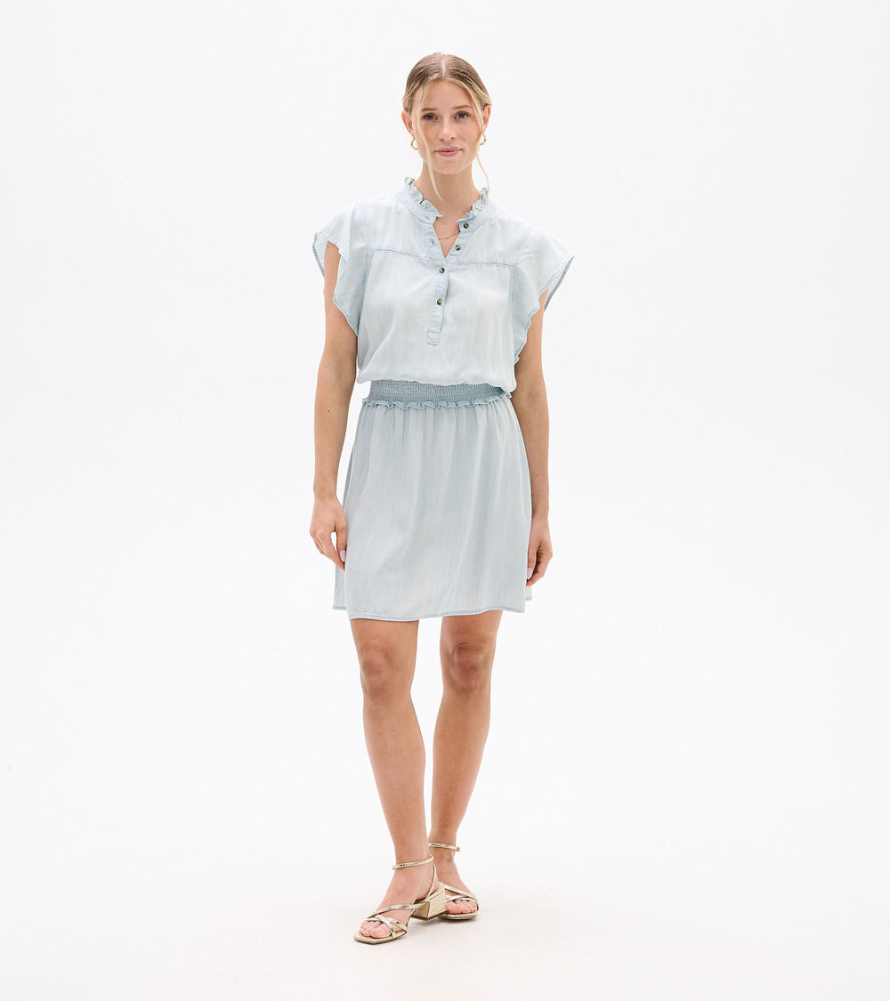 Ava Dress - Soft Blue Wash | Hatley Women