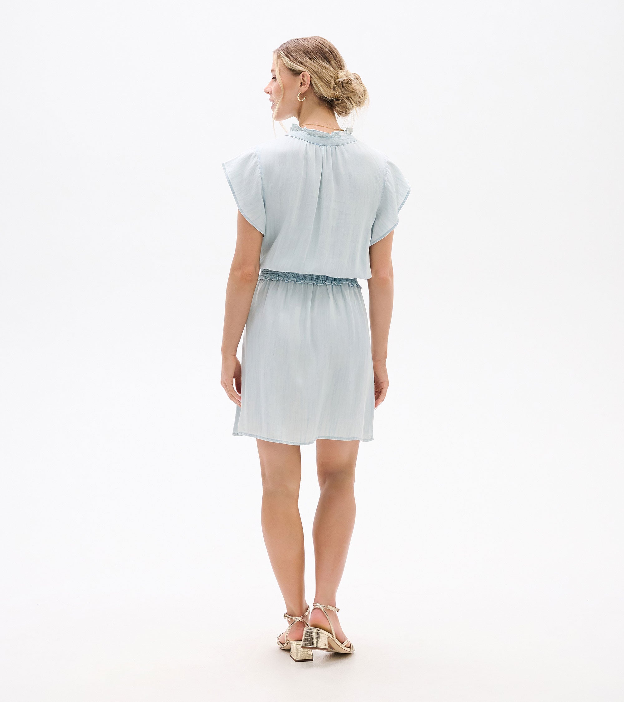 Ava Dress - Soft Blue Wash | Hatley Women