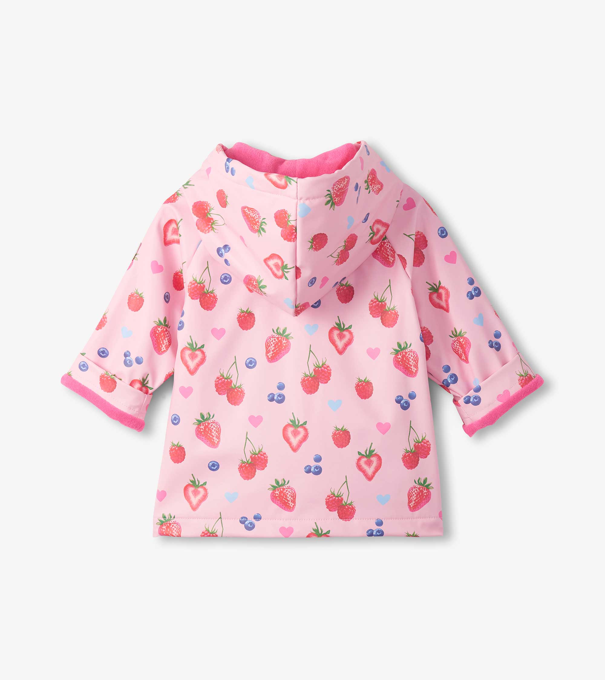 Baby & Toddler Girls Summer Berries Button-Up Rain Jacket | Hatley Outlet Baby & Toddler