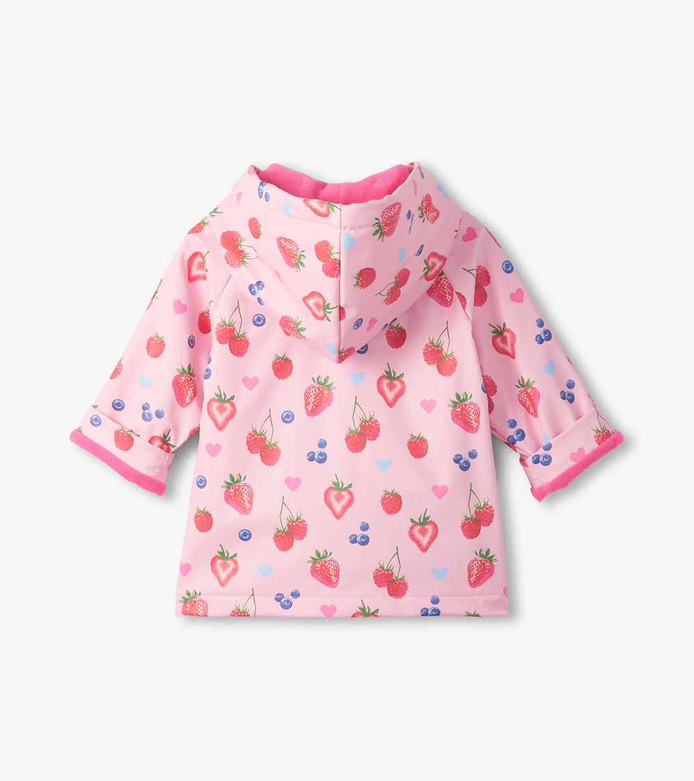 Baby & Toddler Girls Summer Berries Button-Up Rain Jacket | Hatley Outlet Baby & Toddler